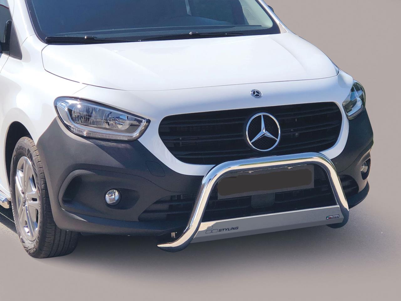 Stainless steel bullbar Ø 63 mm suitable for Mercedes-Benz Citan (2021-)