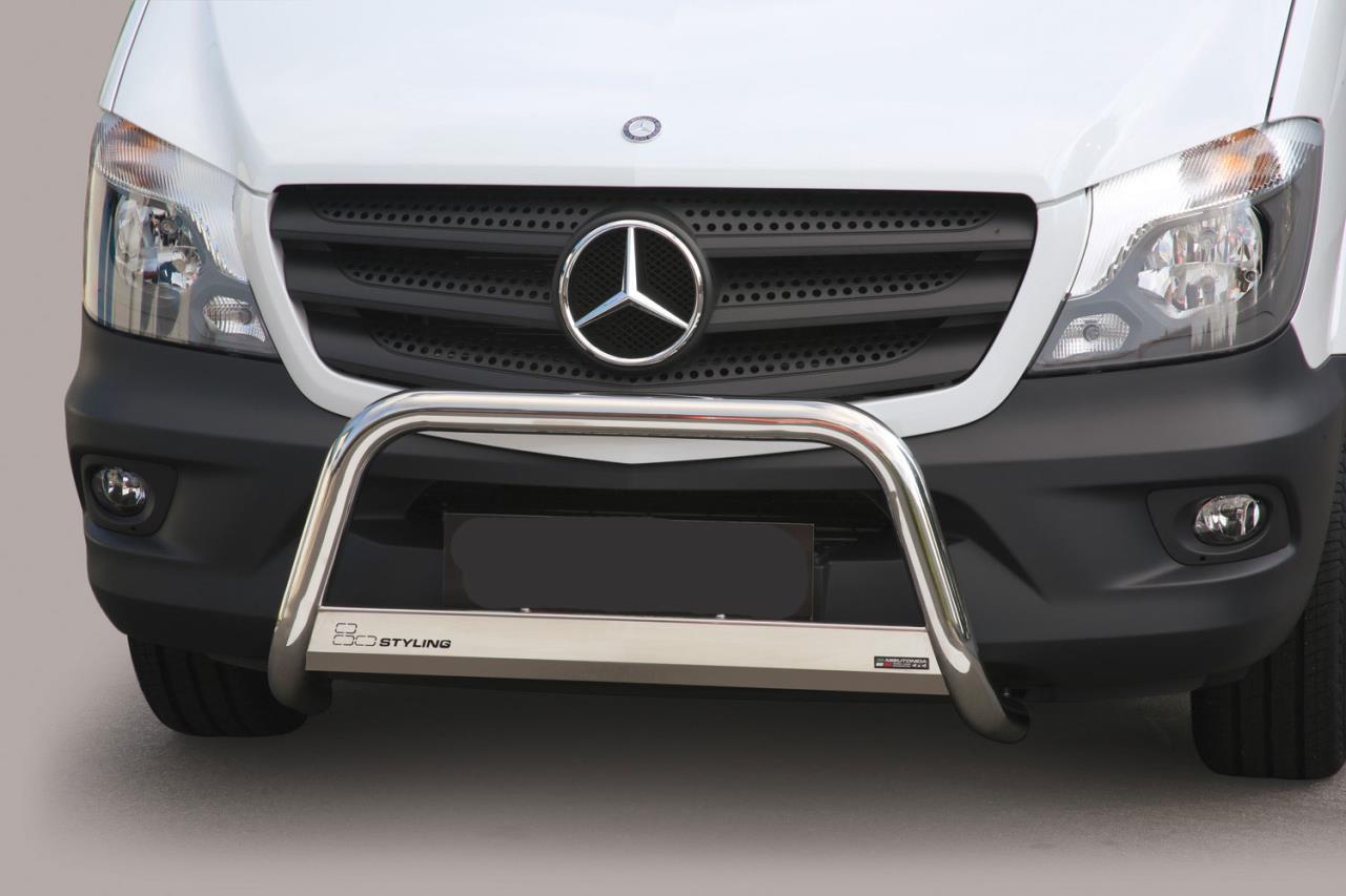 Stainless steel frontbar suitable for Mercedes-Benz Sprinter (2013-2017)