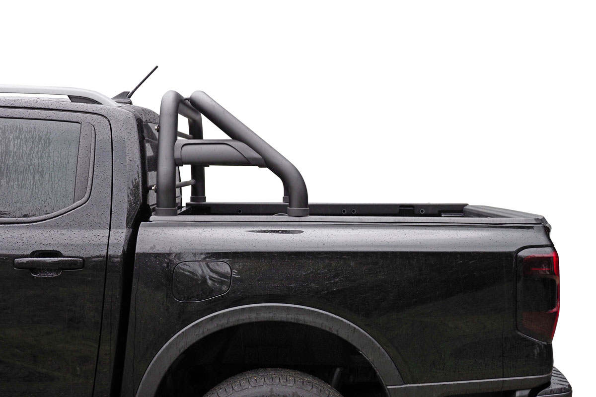 HSP black matt roll bar & laoding sill protection suitable for Ford Ranger / Raptor (2023-)