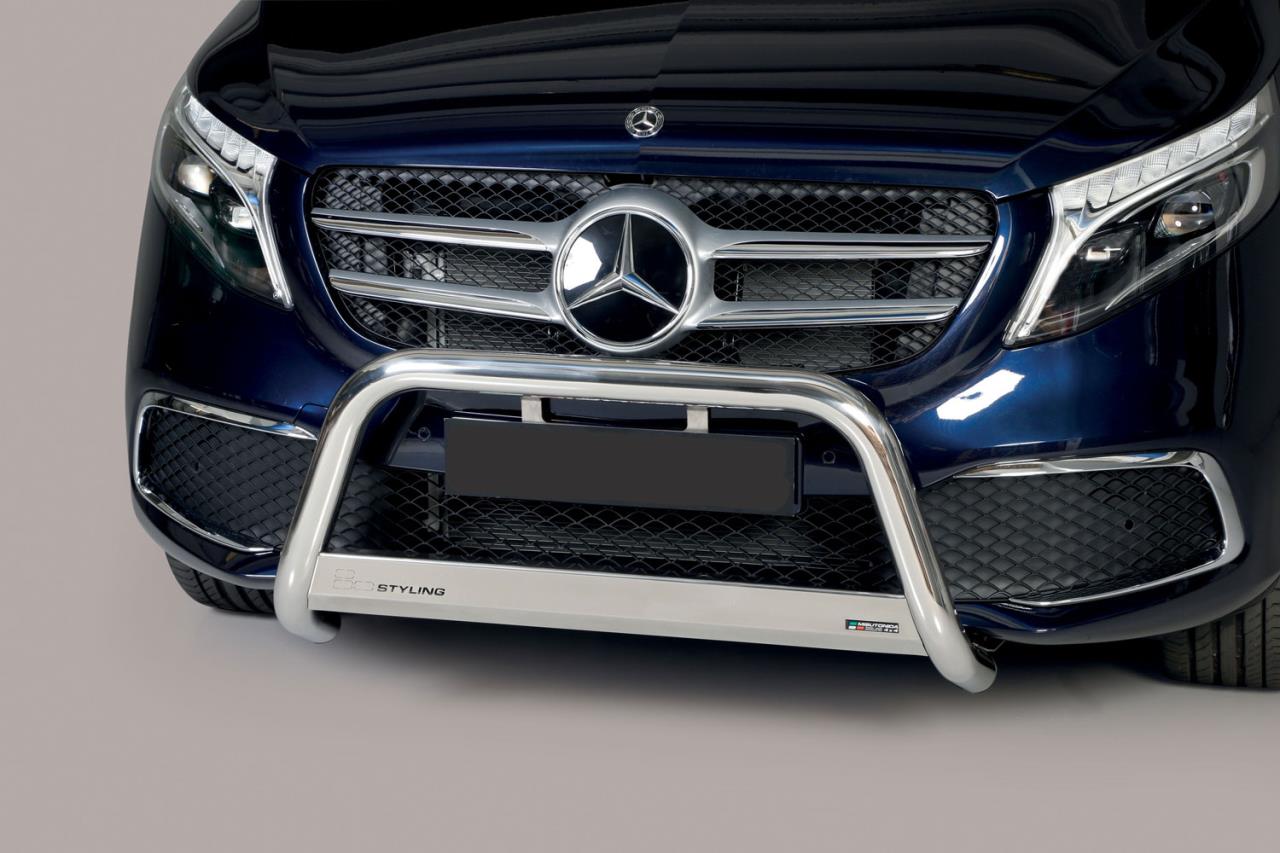 Stainless steel frontbar suitable for Mercedes-Benz V-Klasse (2022-2023)