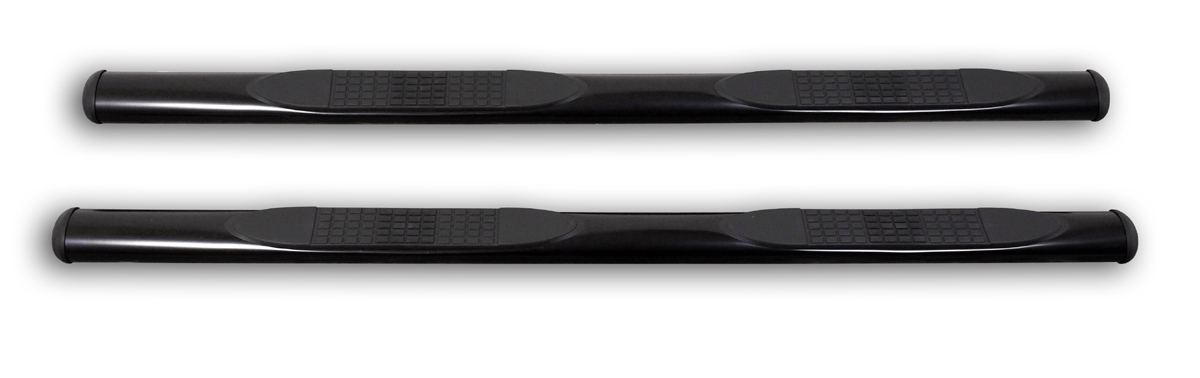 Black powder coated sidebars for Toyota Hilux (2012-2015)