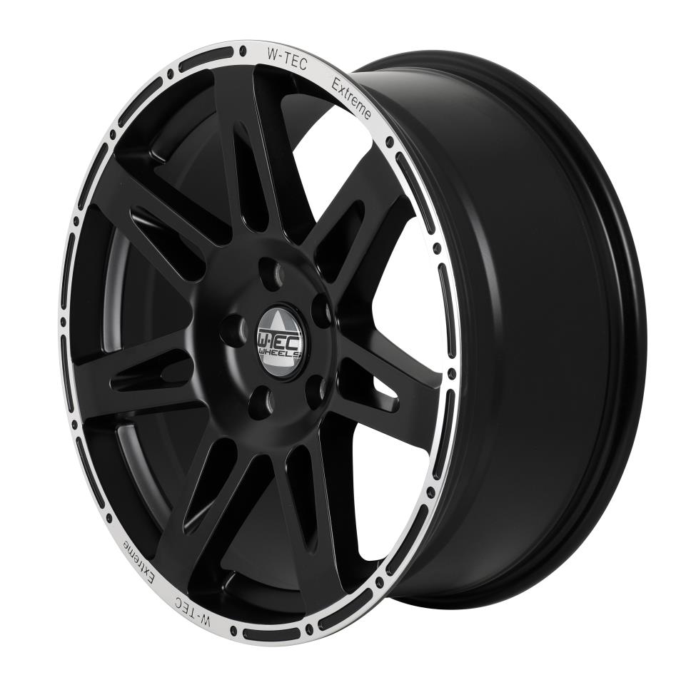 Alloy wheel W-TEC Extreme 8,5x20 offset+35 black-silver suitable for Jeep Wrangler JL (2018-)