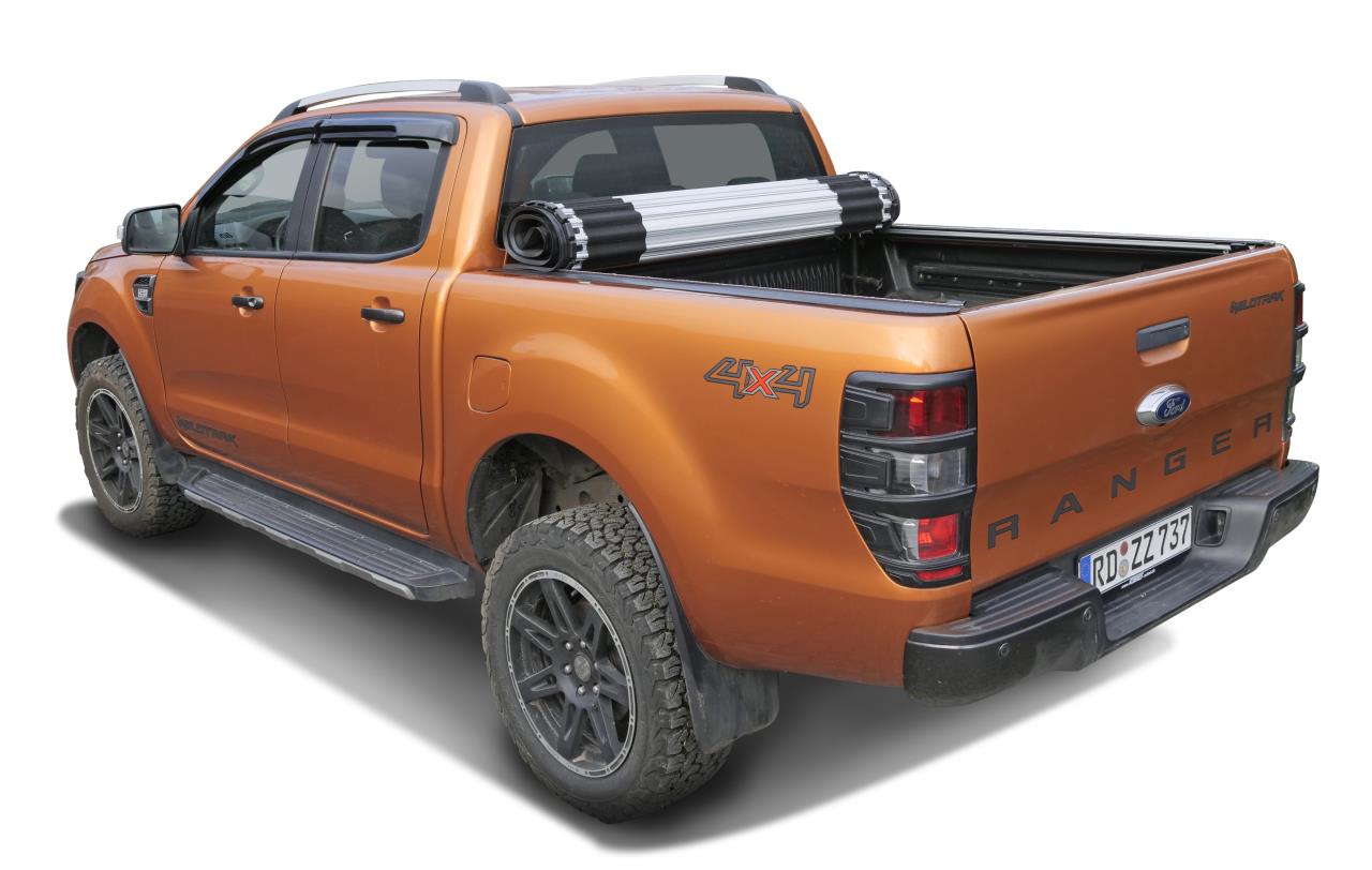 Aluminium overrail Rollcover suitable for Ford Ranger (2012-2022) & Ranger Raptor (2019-2022)