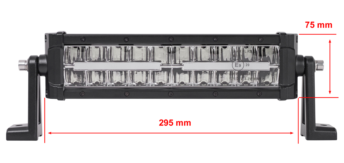 Hansen Styling Parts - 12 LED Lightbar + LED position light