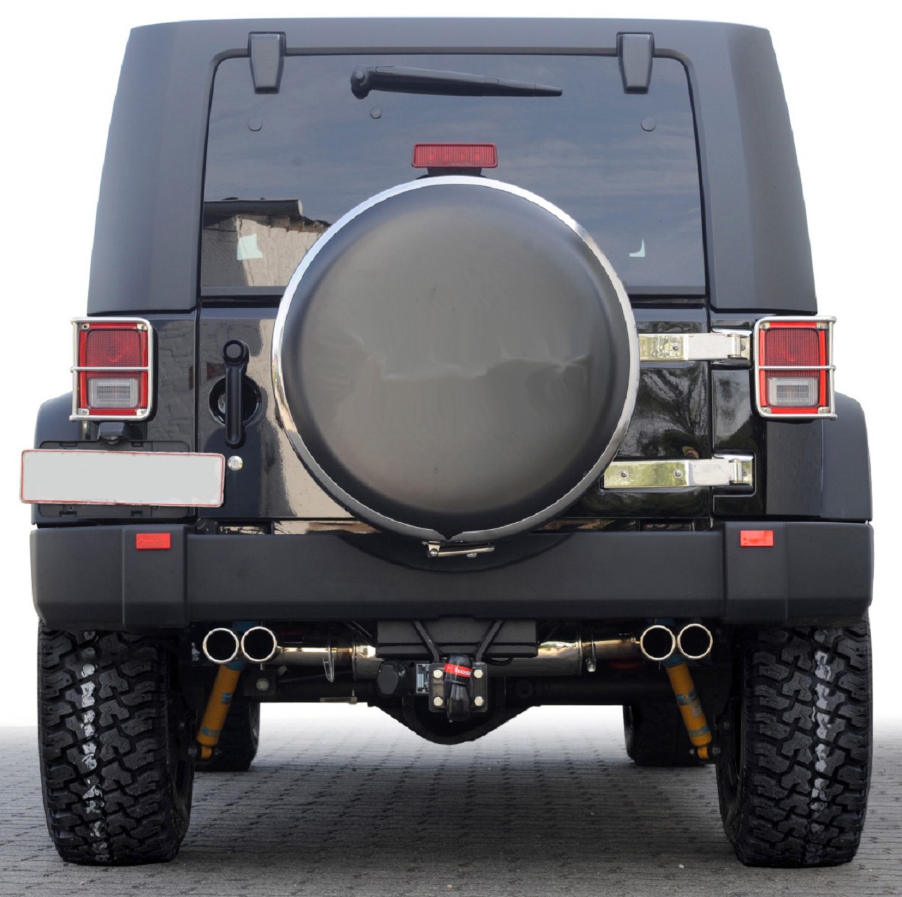 Tyre cover suitable for Jeep Wrangler JK (2007-2018) standard tyres 245/75R17