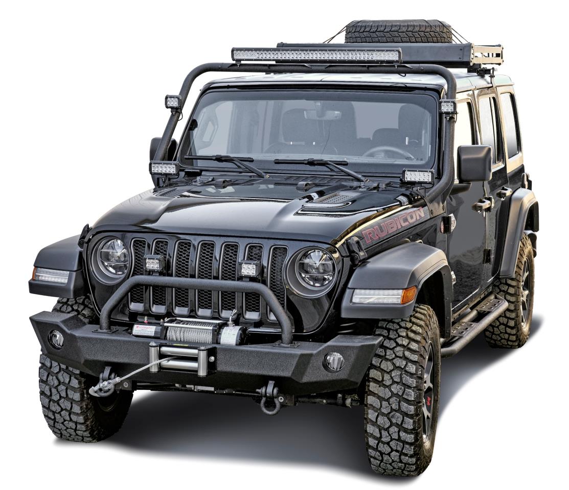 Frontstoßstange mit Bügel -schwarz- passend für Jeep Wrangler JL