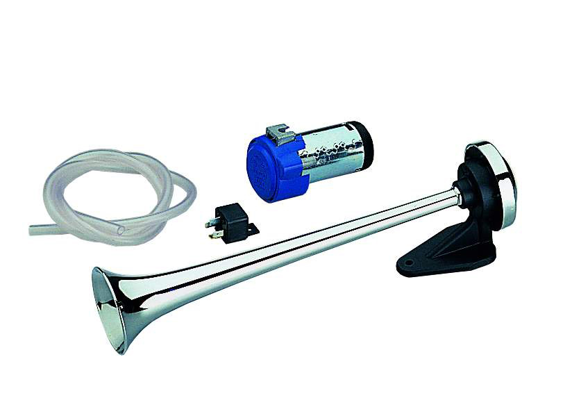 Boat single horn 50 cm + compressor 1.0 bar / 12 volt