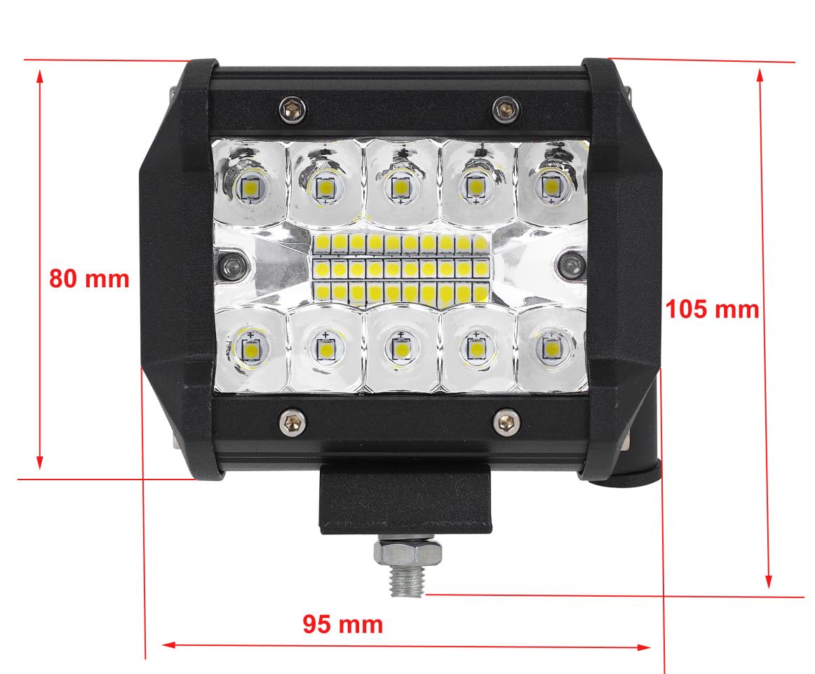 Euralight - 4" Reaper - LED Lightbar mit ECE R112 Prüfzeichen + Kabelbaum Anschluss einfach