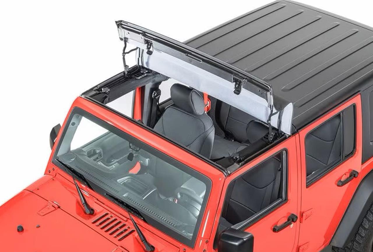 Klappverdeck schwarz passend für Jeep Wrangler JK (2007-2017)